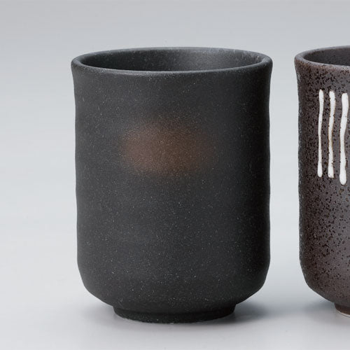 524-00001 長湯呑 ①備前吹き