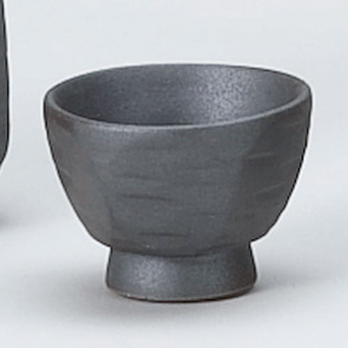 527-00058 八角錆黒盃