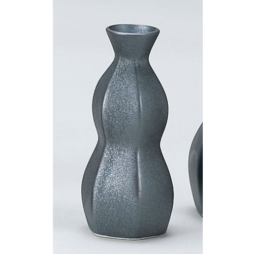 508-00007 銀彩結晶六角小徳利