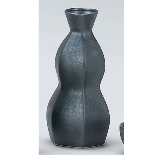 508-00002 銀彩結晶六角大徳利