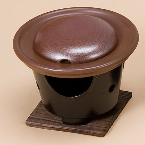 537-187004000 石焼台(茶)