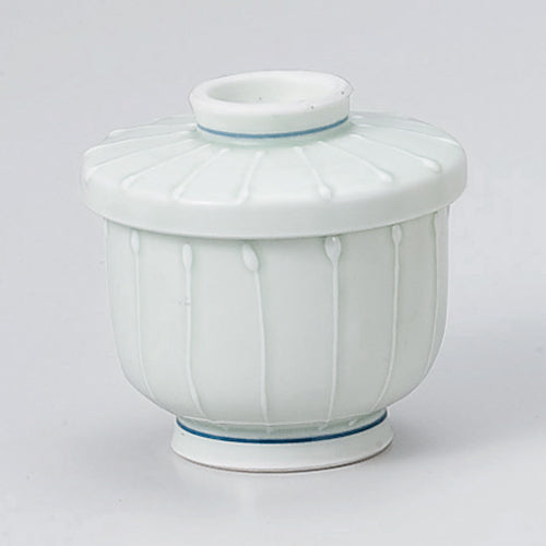 537-148021000 ヒワ磁一珍十草むし碗