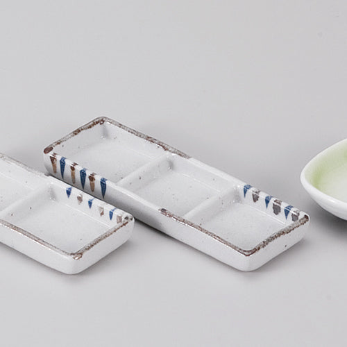 537-171035000 志野二色十草三品盛