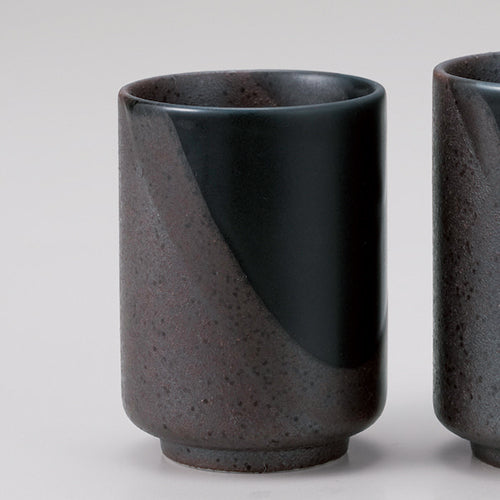 523-00003 黒伊賀京型長湯呑 小