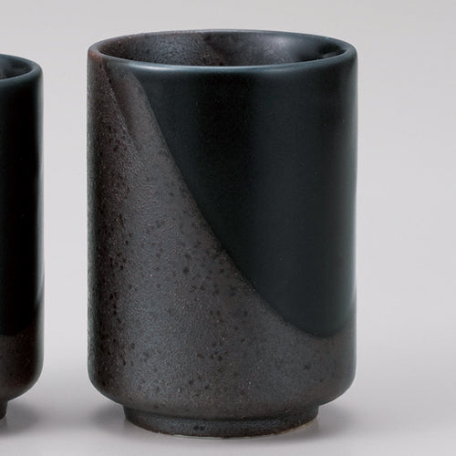 523-00004 黒伊賀京型長湯呑 大