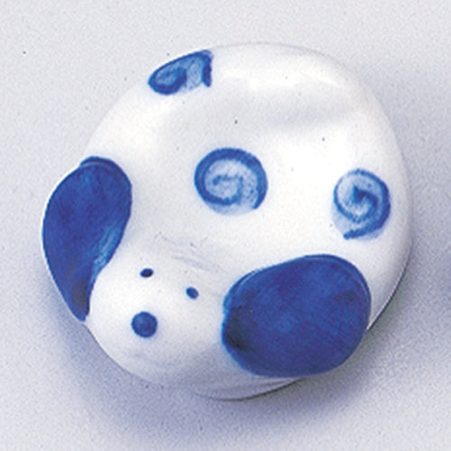 610-32007 青丸犬箸置