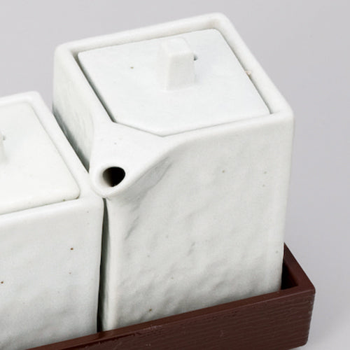 542-116110260 志野 角型汁次 大 狭口