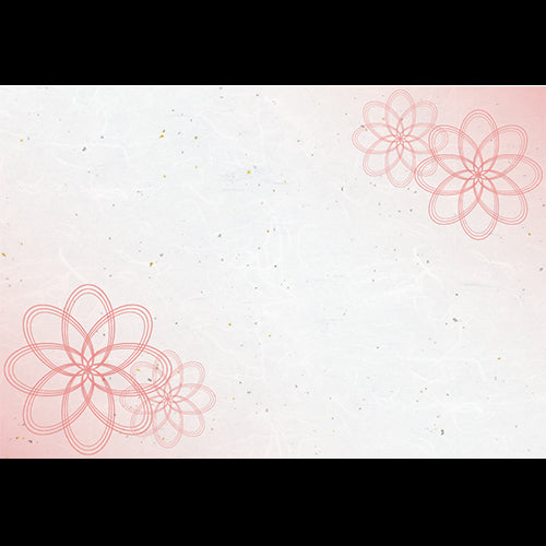 201-10254 38cm上質紙マット 金閣花手まり