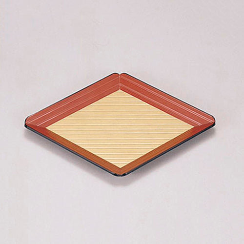 420-19021 菱形皿 朱内金