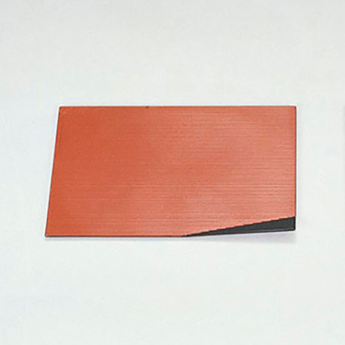 420-26021 8.5寸千筋隅折皿 朱渕黒