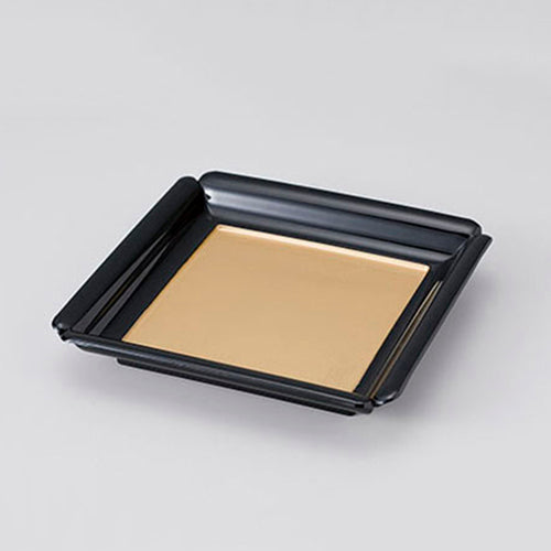 420-35031 法勝皿 黒内金