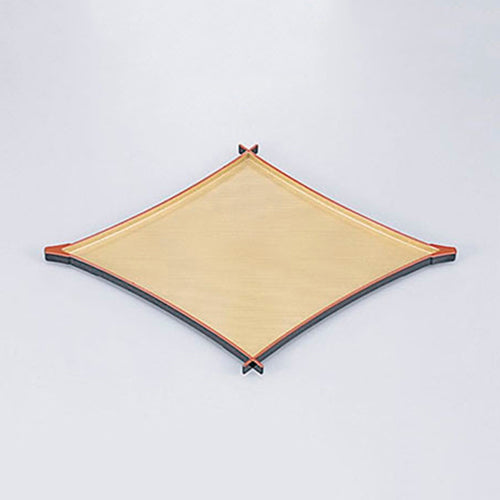 425-11141 松葉皿 金天朱