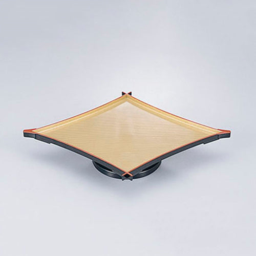 425-11241 松葉皿<足高> 金天朱