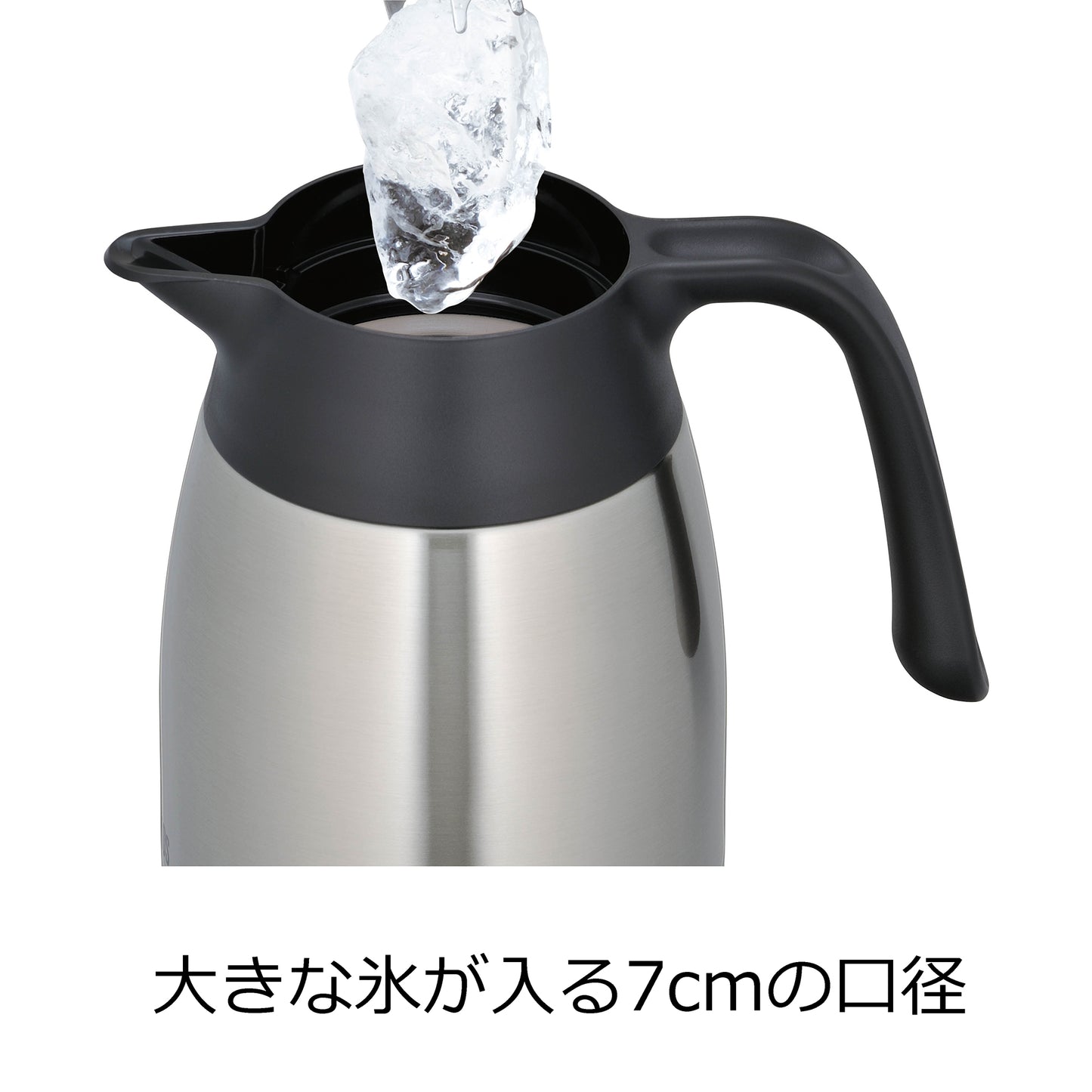 サーモス 卓上用ステンレスポット ステンレスブラック