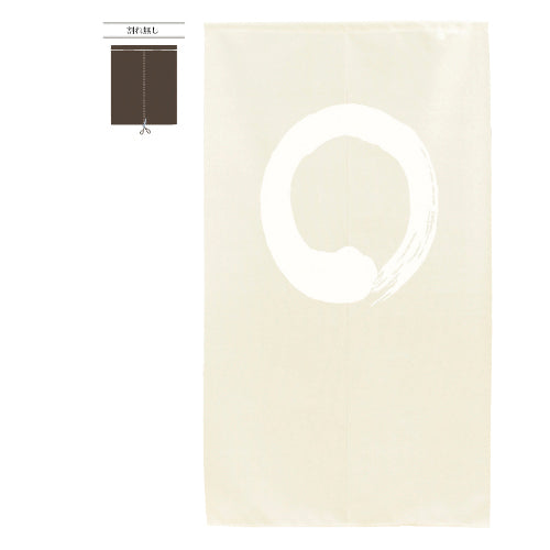 113-40032 防炎のれん 円想(No.42240)