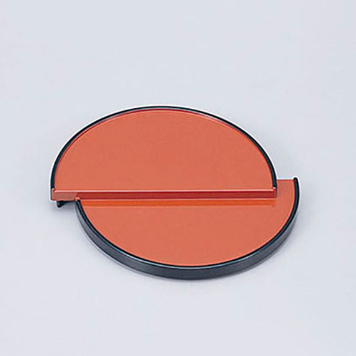 420-73011 半月段付台 朱