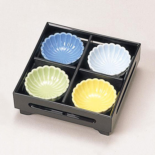 430-10201 飛鳥盛器用 十字仕切 黒