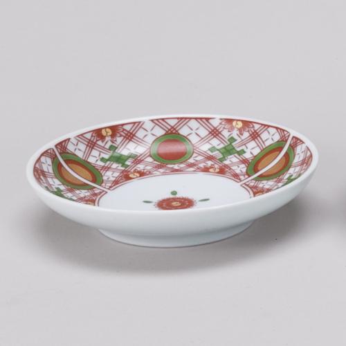 719-10009-01 錦古伊万里ゆり皿<小>