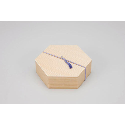 127-10023 両面杉木目六角蓋セット<156セット入>