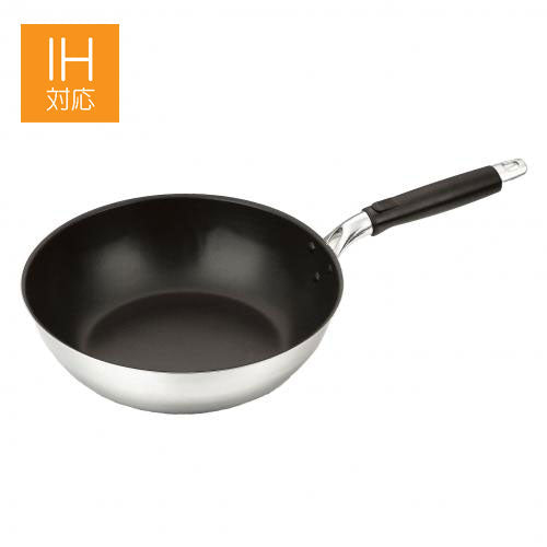 104-10026 IH ミラー炒め鍋28cm