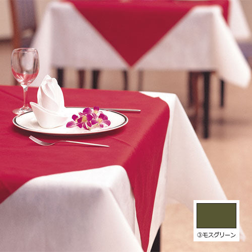 テーブルクロス オリビア ③モスグリーン