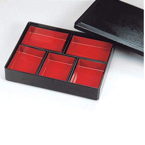 300-12022 朱天黒角長鉢<大>