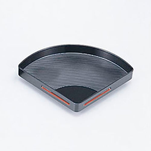 435-28211 足高古知皿 黒