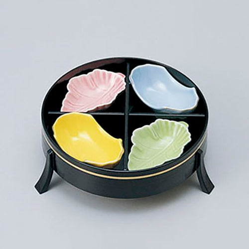 430-10205 7寸三ツ足用 十字仕切 黒