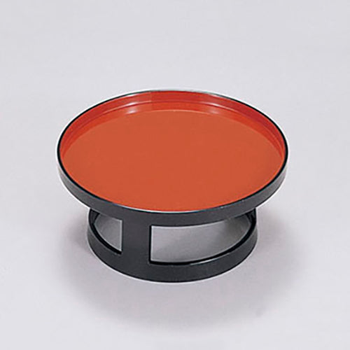 425-13211 円光皿 朱