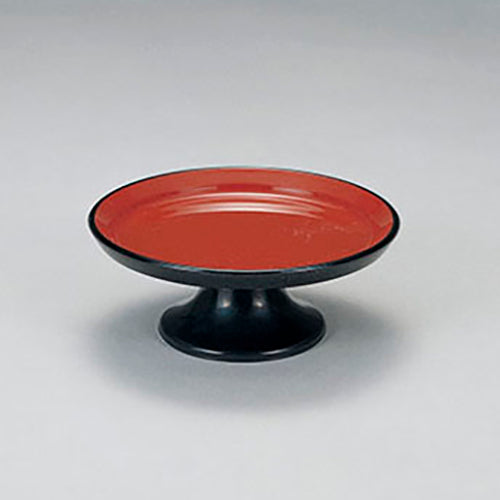 425-20211 高台丸皿 朱天黒