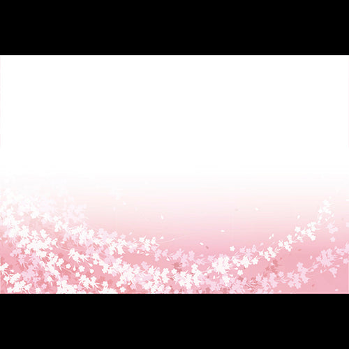 192-10147 尺3雲竜和紙マット 薄紅小花