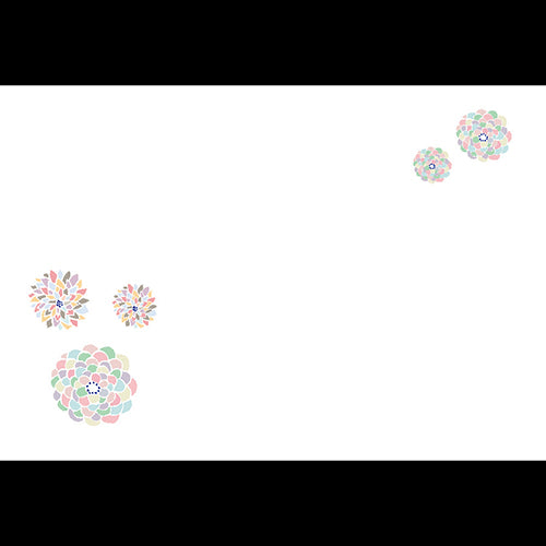 192-10148 尺3雲竜和紙マット 花まり