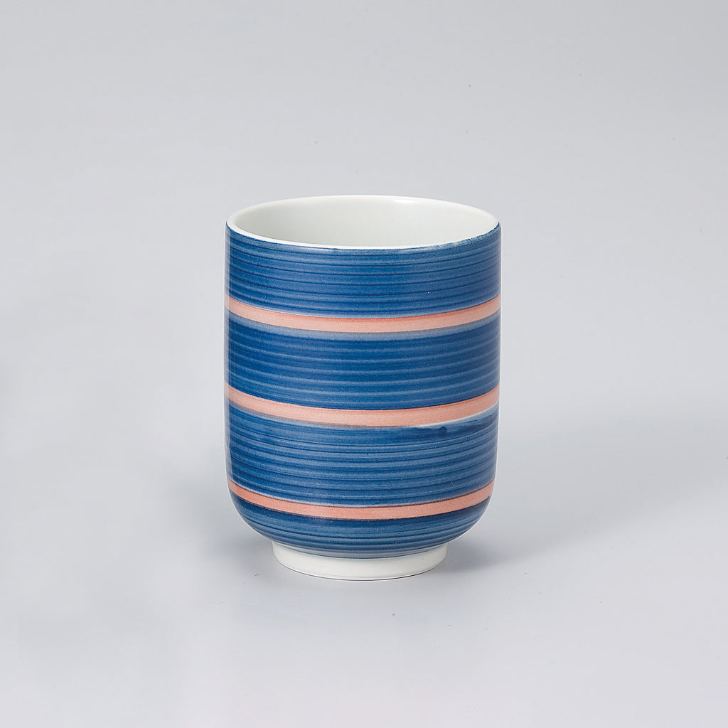 537-168013000 駒筋長湯呑 青