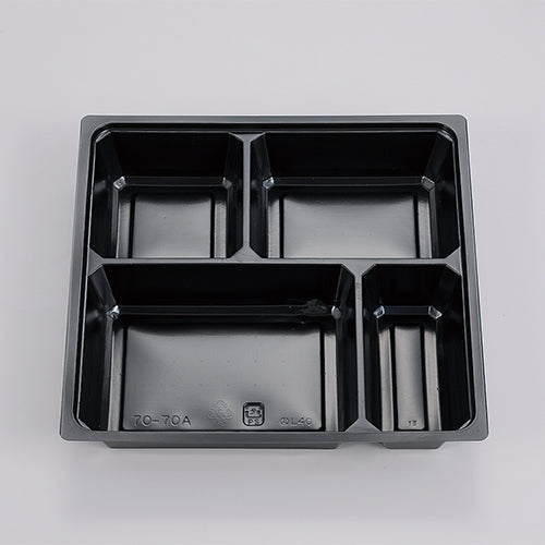 弁当容器 70-70黒椿(ワンピース)<300個入>