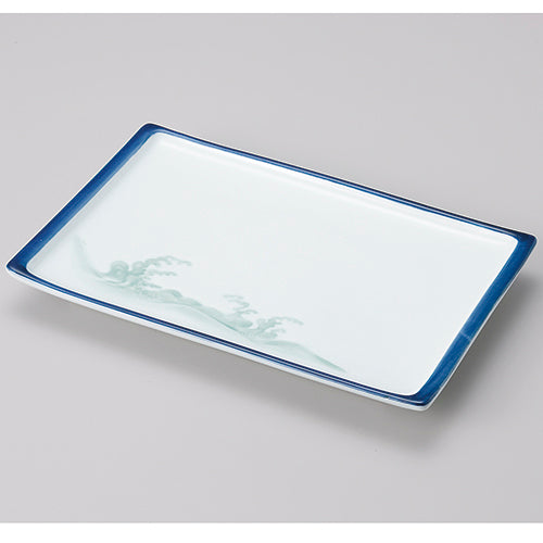 000-70 ゴス波絵長角皿