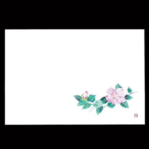 192-10101 尺3雲竜和紙マット NEW山茶花(さざんか)(10~2月)