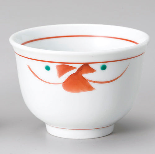 542-301060080 赤絵小花千茶