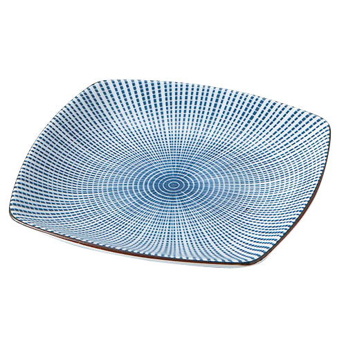 516-00767 千段十草 四角小皿