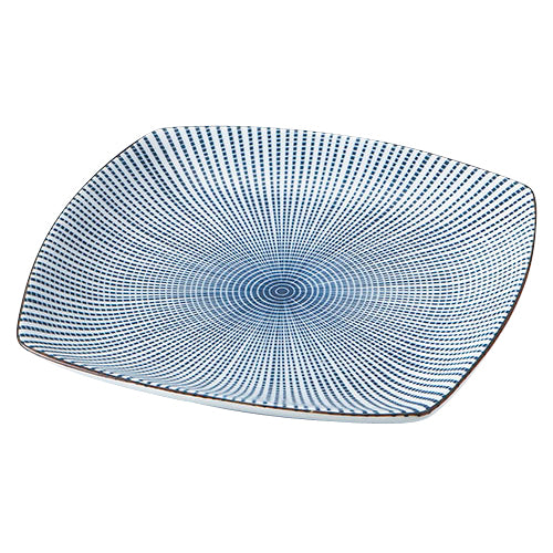 516-00768 千段十草 四角中皿