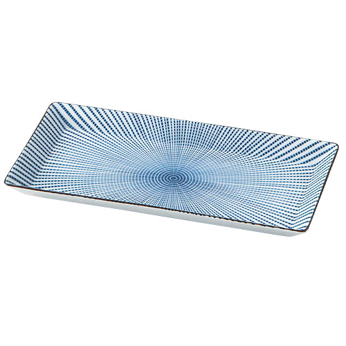 516-00782 千段十草 角皿(大)