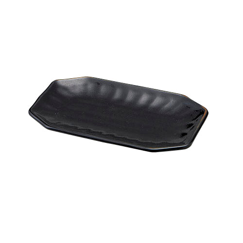 516-00814 柚子黒天目 八角串皿