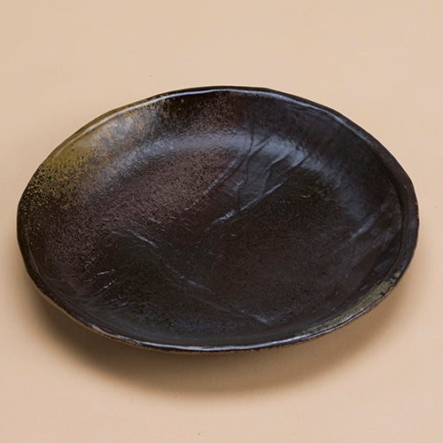 501-00211 琥珀 10号丸皿