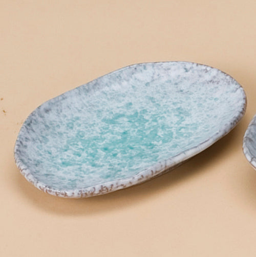 501-00262 青釉5.5号小判皿