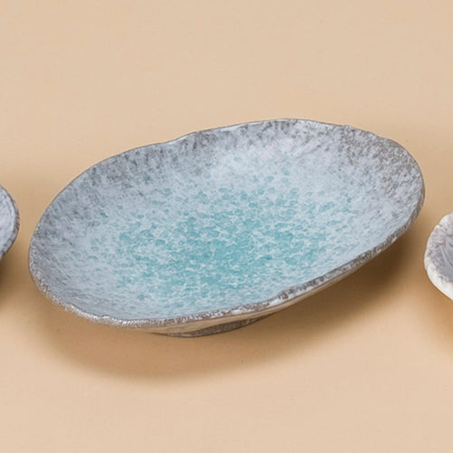 501-00264 青釉8号小判皿