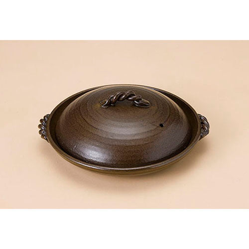 501-00311 灰釉 7号蓋付陶板 – TOTALウェブショップ