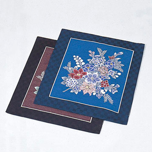 座布団カバー「角中桔梗」