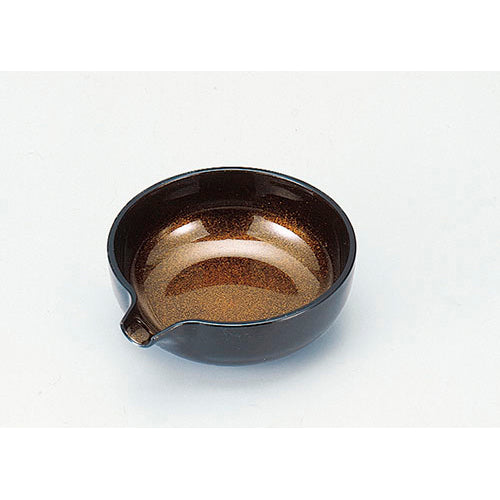 305-32141 片口小鉢 金パール天黒