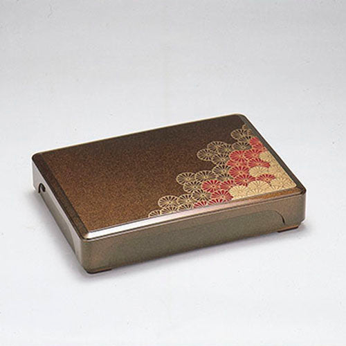 310-19121 尺3角長箱膳 パール京菊<仕切付>