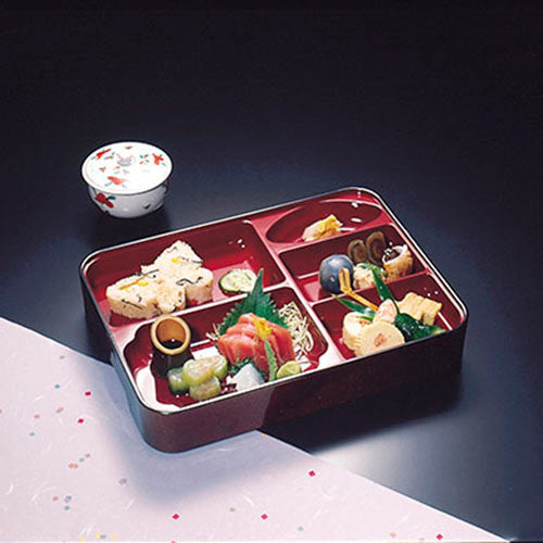 310-49111 ランチプレート 金パール内朱