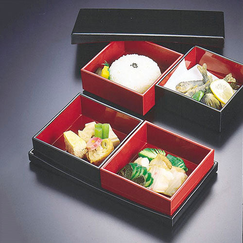 320-31111 洛西弁当 単品 台(蓋) 黒